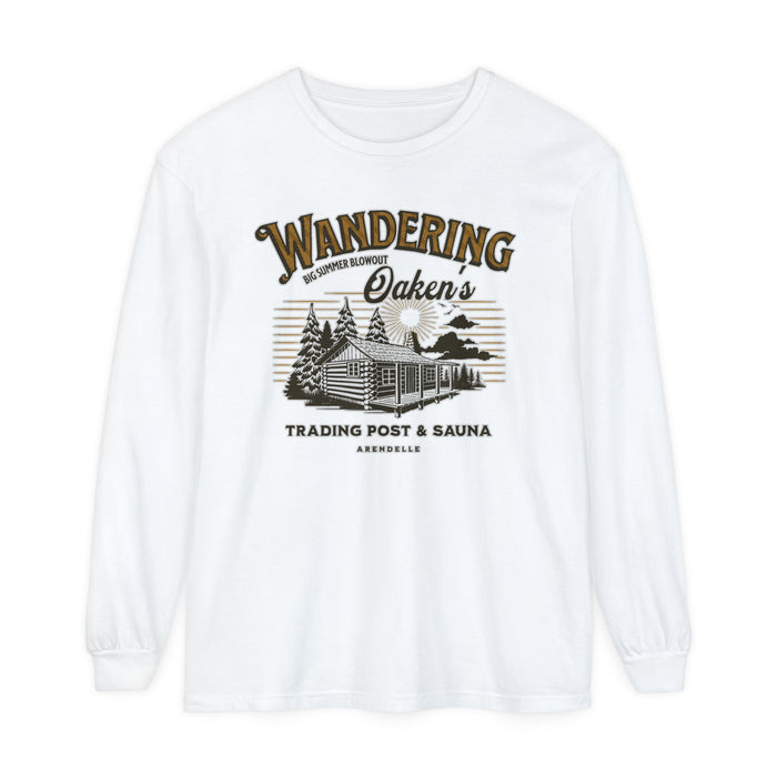 Wandering Oaken’s Trading Post Comfort Colors Unisex Garment-dyed Long Sleeve T-Shirt