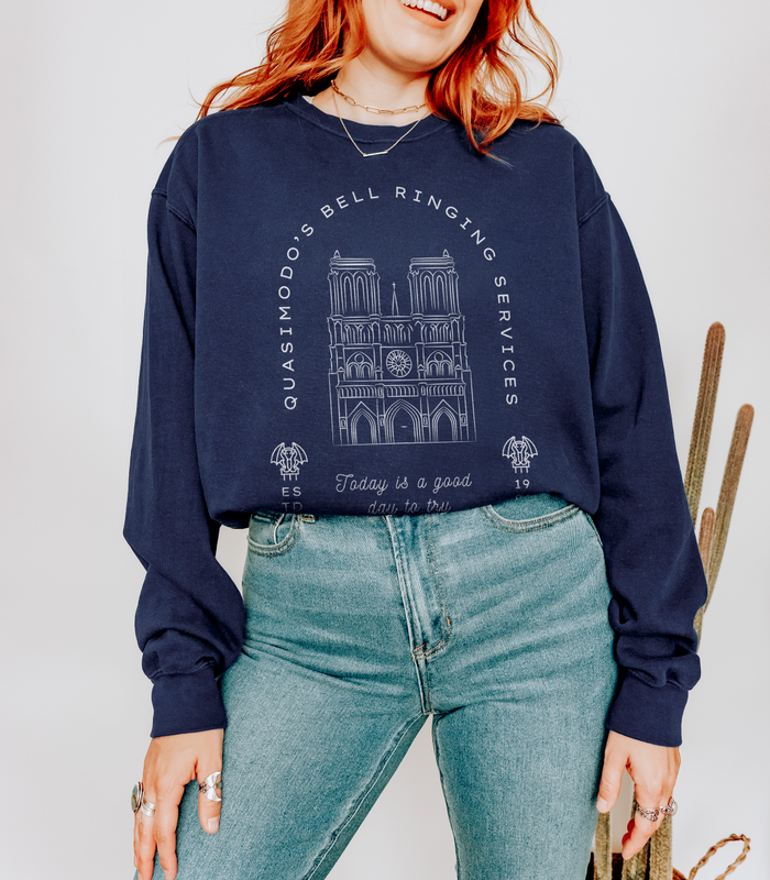 Quasimodo's Bell Ringing Services Comfort Colors Unisex Garment-Dyed Sweatshirt