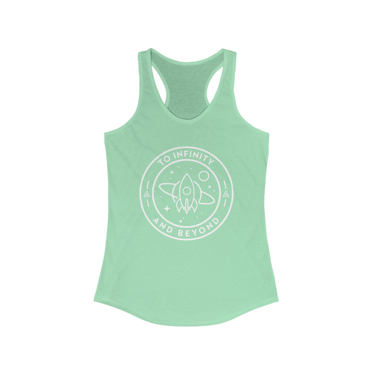 To Infinity and Beyond Women's Next Level Ideal Racerback Tank