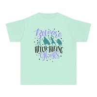 Beware of Hitchhiking Ghosts Comfort Colors Youth Midweight Tee