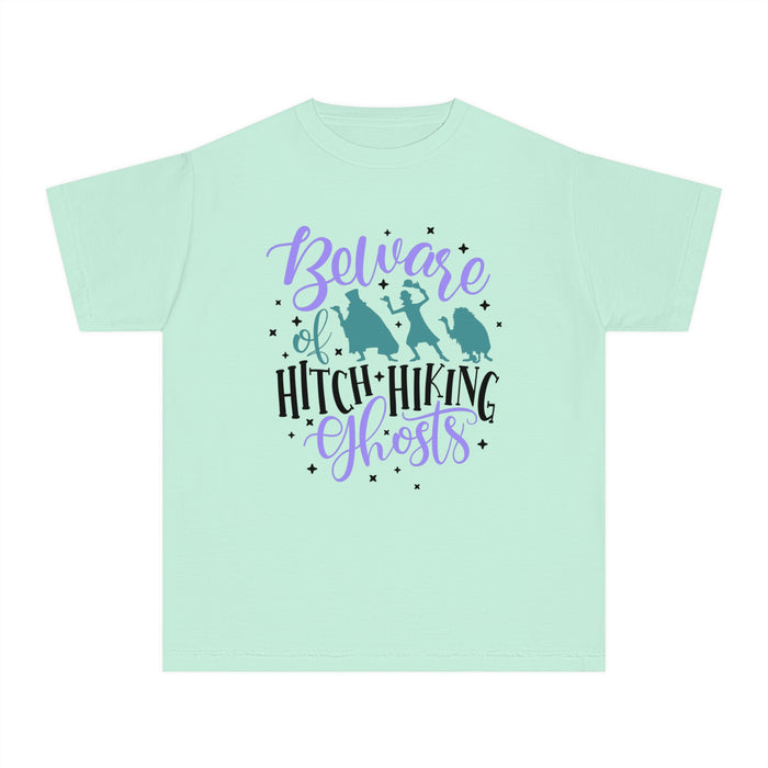 Beware of Hitchhiking Ghosts Comfort Colors Youth Midweight Tee