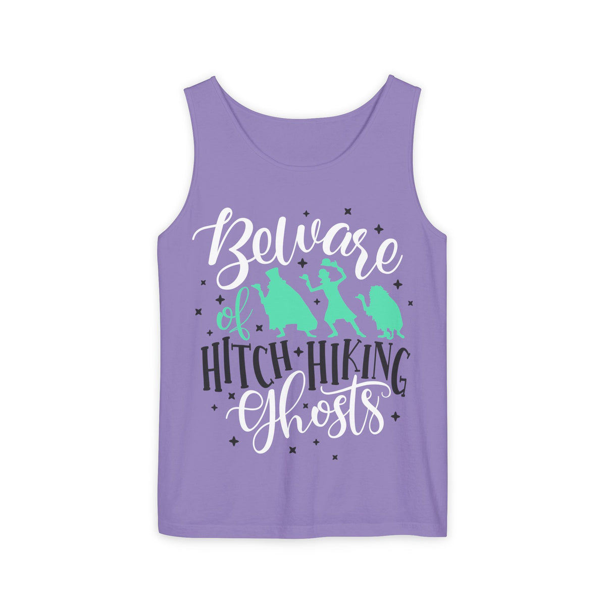 Beware of Hitchhiking Ghosts Unisex Comfort Colors Garment-Dyed Tank Top