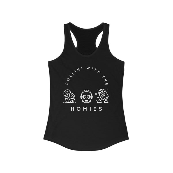 Rollin' With The Homies Women's Ideal Racerback Tank