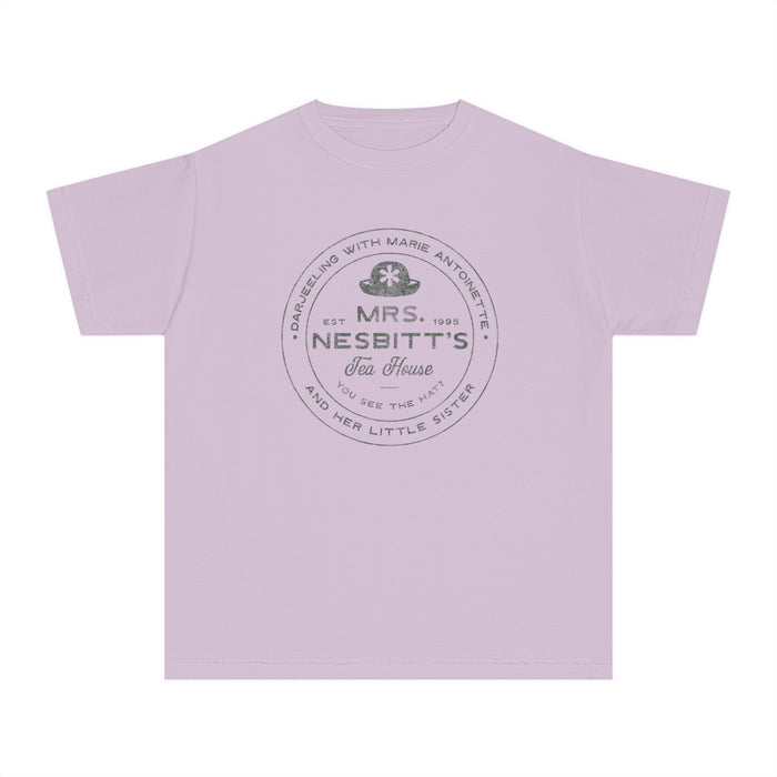 Mrs. Nesbitt’s Tea House Comfort Colors Youth Midweight Tee