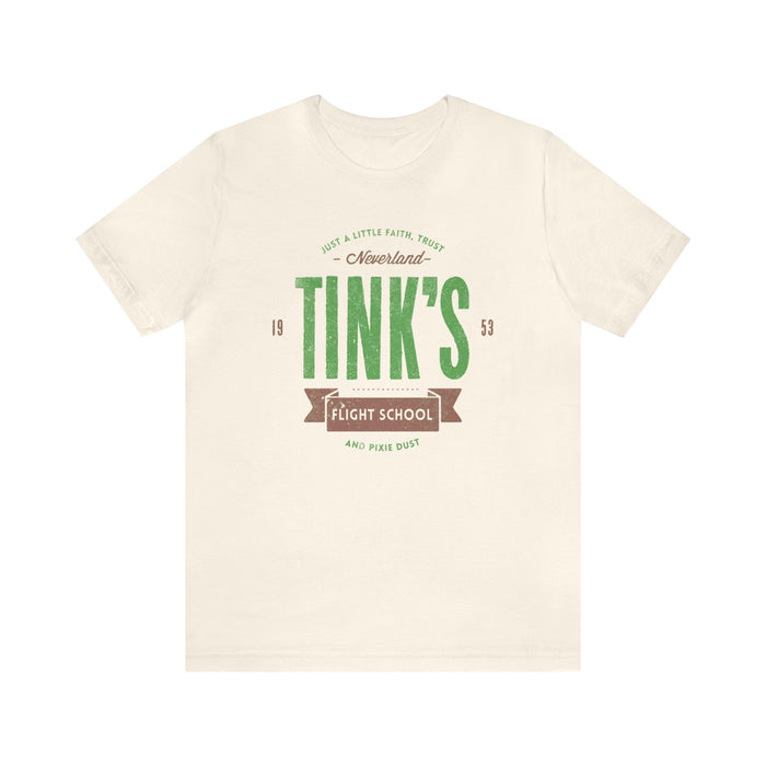 Not synced Tink’s Flight School Bella Canvas Unisex Jersey Short Sleeve Tee