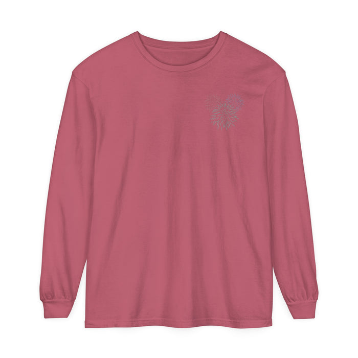 Firework Department Comfort Colors Unisex Garment-dyed Long Sleeve T-Shirt