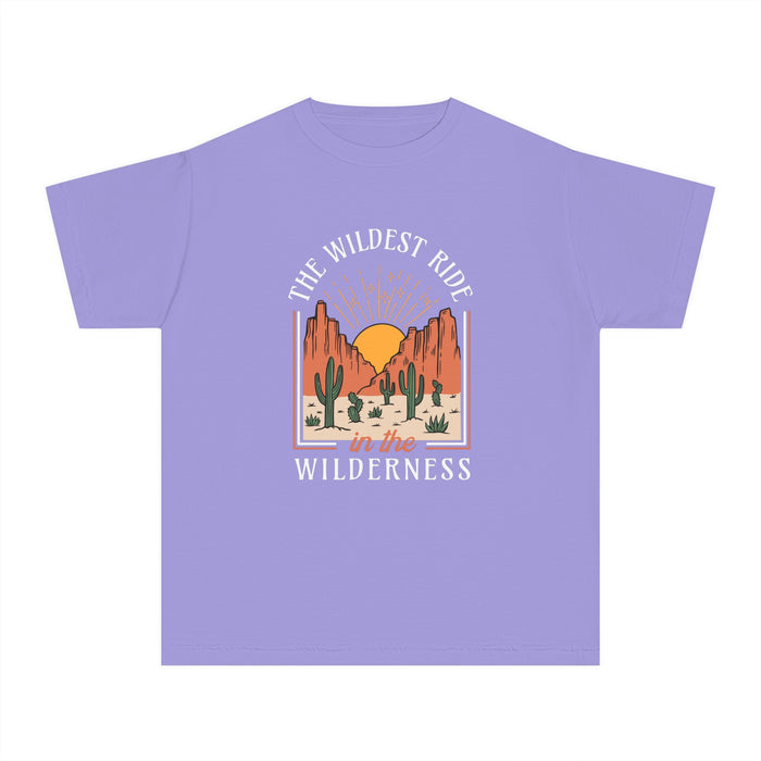 The Wildest Ride In The Wilderness Comfort Colors Youth Midweight Tee