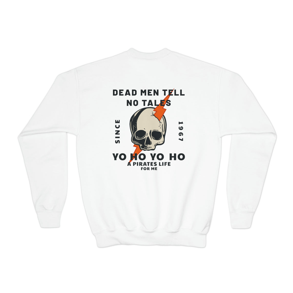 Dead Men Tell No Tales Gildan Youth Crewneck Sweatshirt