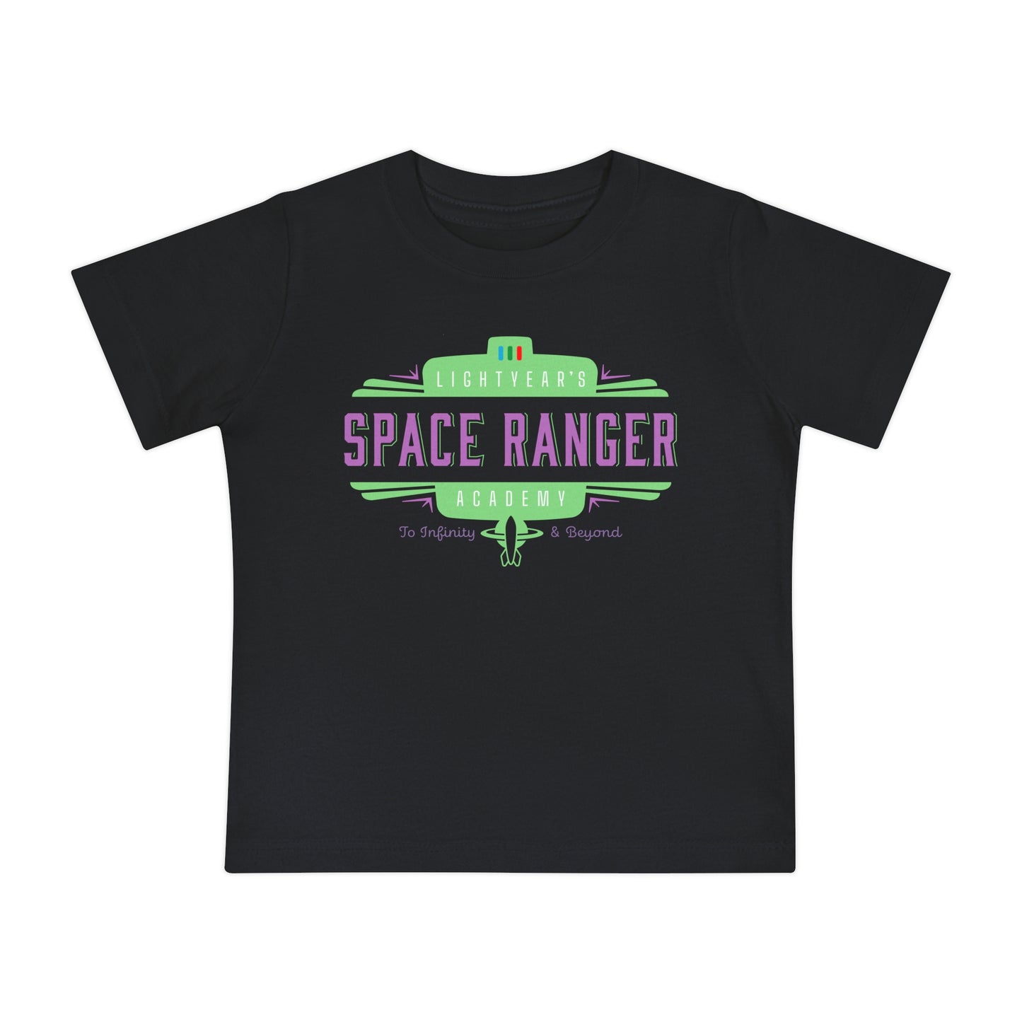 Lightyear's Space Ranger Academy Bella Canvas Baby Short Sleeve T-Shirt