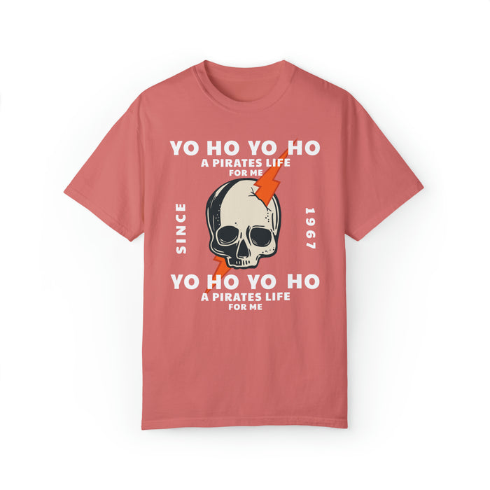 Yo Ho Pirates Life For Me Comfort Colors Unisex Garment-Dyed T-shirt