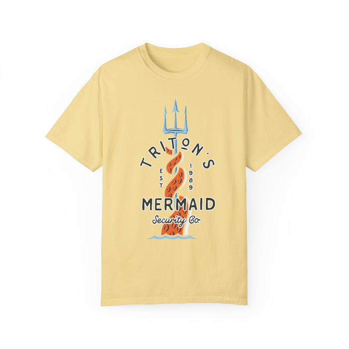 Triton's Mermaid Security Comfort Colors Unisex Garment-Dyed T-shirt