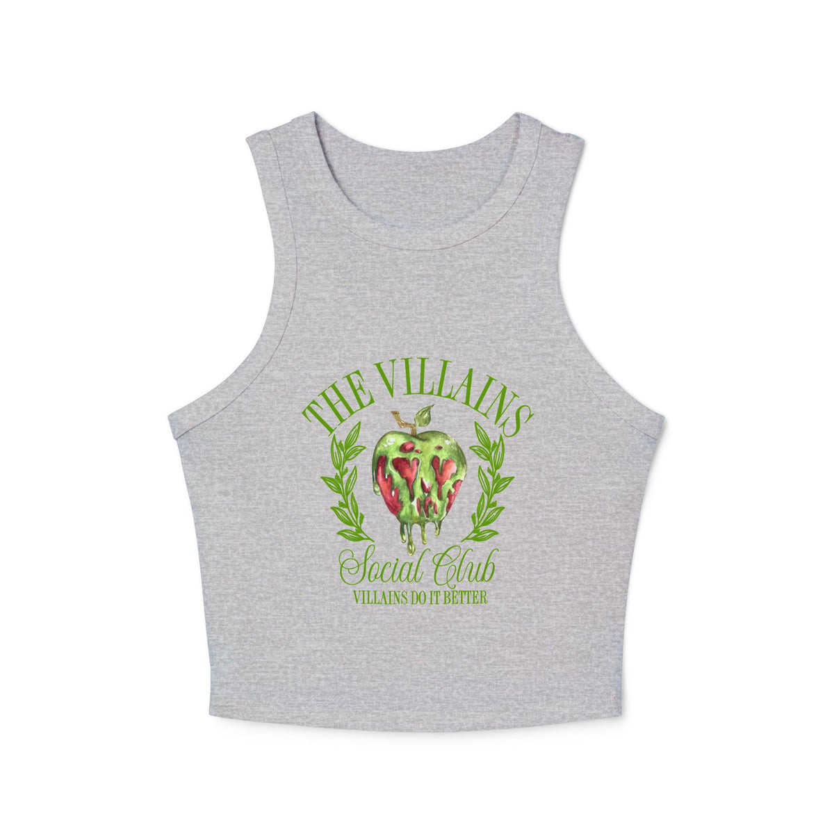 The Villains Social Club Women's Micro Rib Racer Tank Top