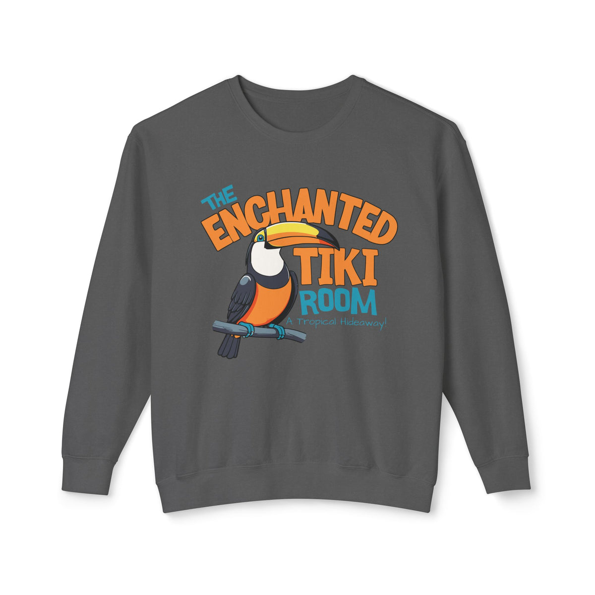 The Enchanted Tiki Room Unisex Lightweight Comfort Colors Crewneck Sweatshirt