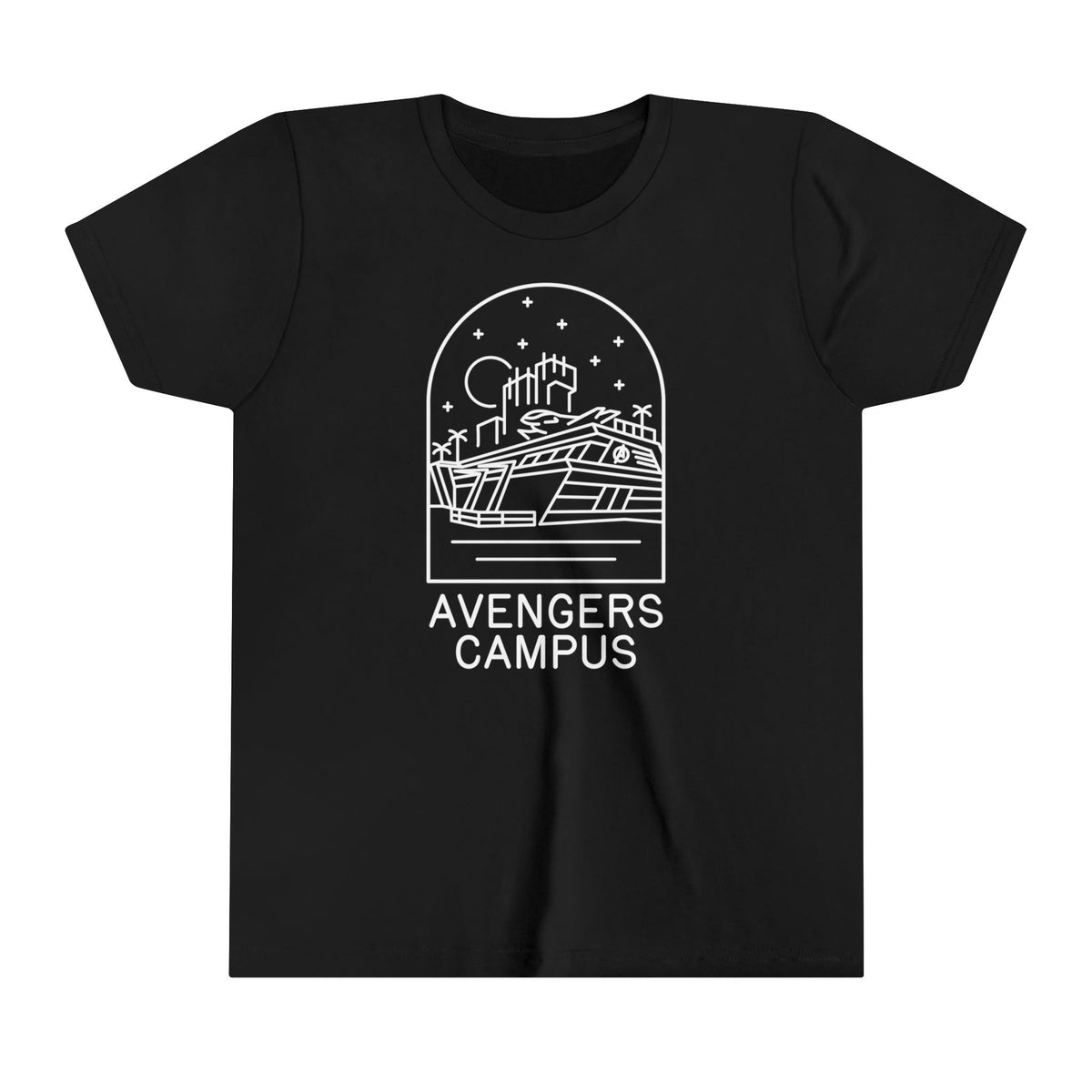 Avengers Campus Bella Canvas Youth Short Sleeve Tee