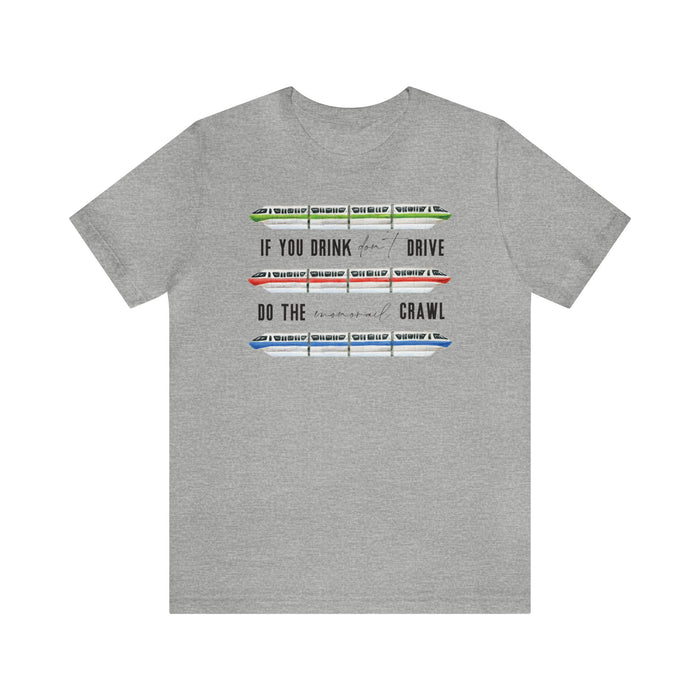 Monorail Crawl Bella Canvas Unisex Jersey Short Sleeve Tee