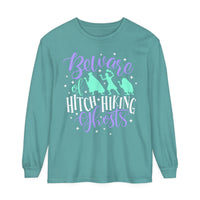 Beware of Hitchhiking Ghosts Comfort Colors Unisex Garment-dyed Long Sleeve T-Shirt