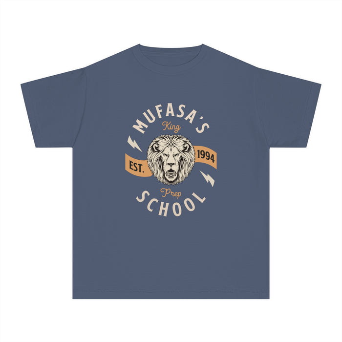 Mufasa's Prep School Comfort Colors Youth Midweight Tee