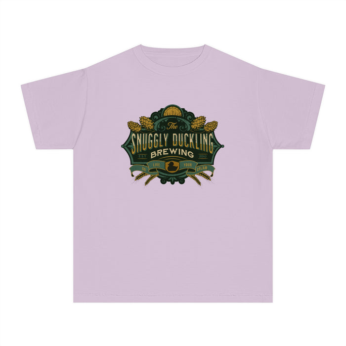 The Snuggly Duckling Brewing Comfort Colors Youth Midweight Tee