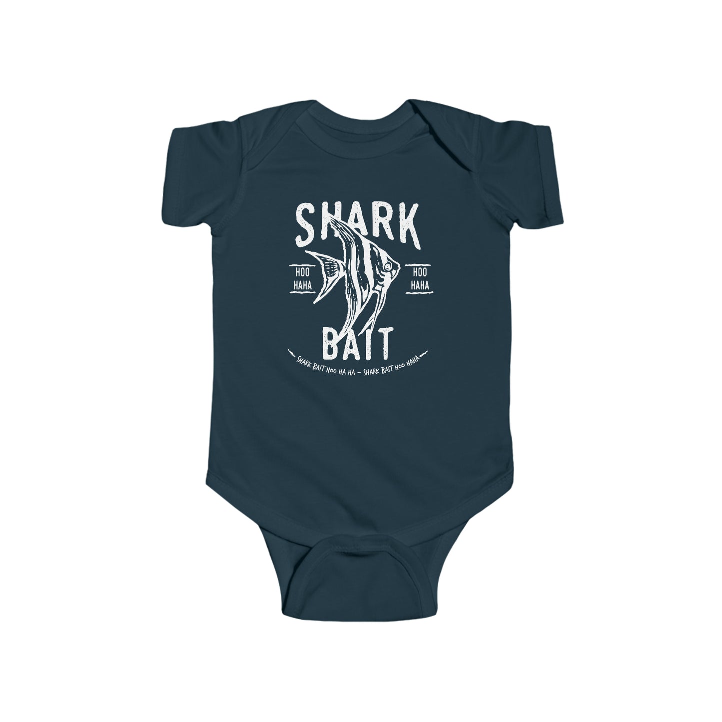Shark Bait Hoo Haha Rabbit Skins Infant Fine Jersey Bodysuit