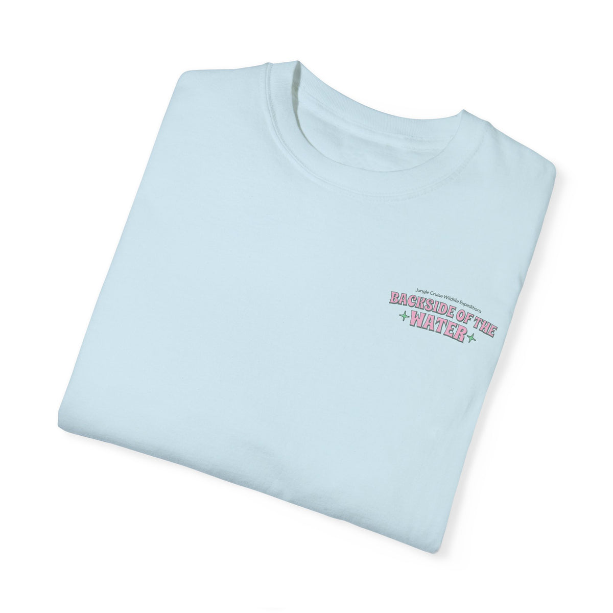 Backside of the Water Comfort Colors Unisex Garment-Dyed T-shirt