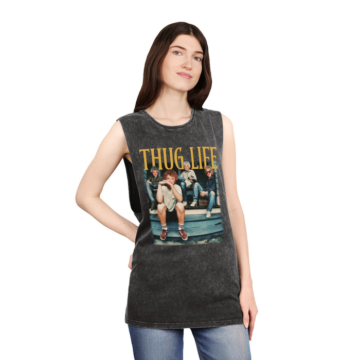 Thug Life AS Colour Unisex Stonewash Tank Top