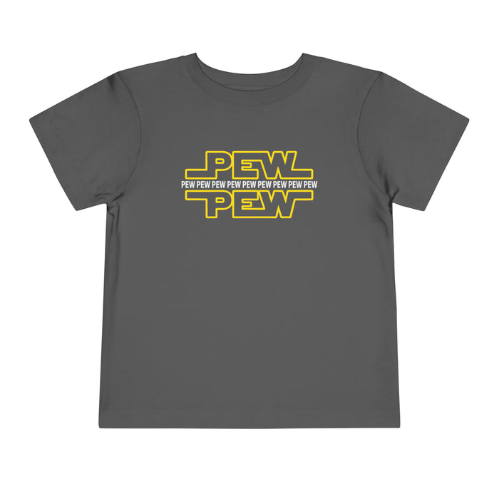 PEW PEW PEW Bella Canvas Toddler Short Sleeve Tee