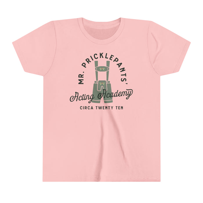 Mr. Pricklepants’ Acting Academy Bella Canvas Youth Short Sleeve Tee