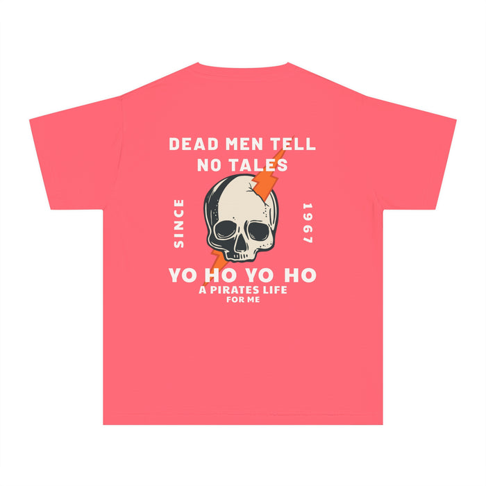 Dead Men Tell No Tales Comfort Colors Youth Midweight Tee