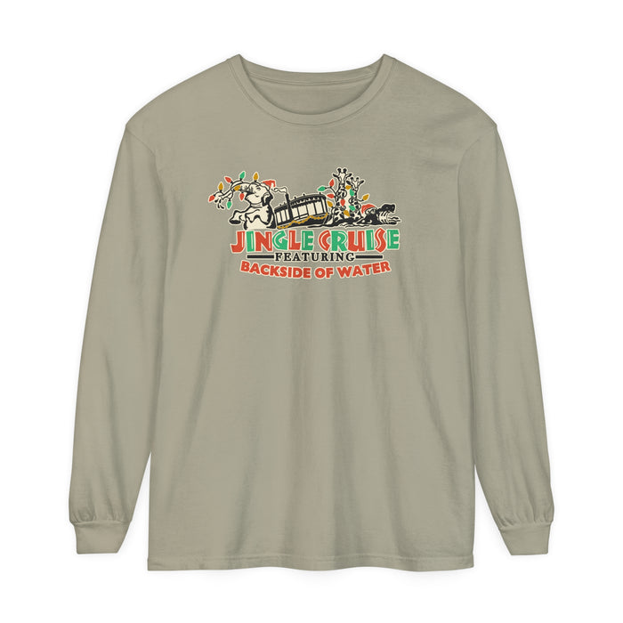 Jingle Cruise Comfort Colors Unisex Garment-dyed Long Sleeve T-Shirt