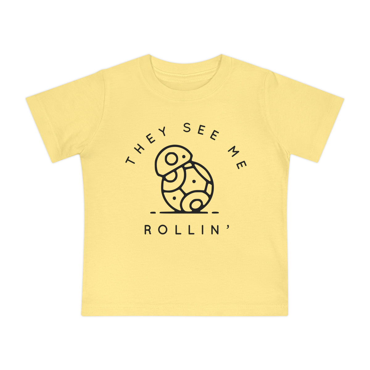 They See Me Rollin' Bella Canvas Baby Short Sleeve T-Shirt