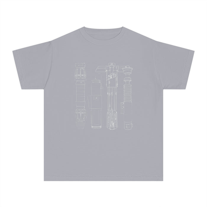 Lightsabers Comfort Colors Youth Midweight Tee