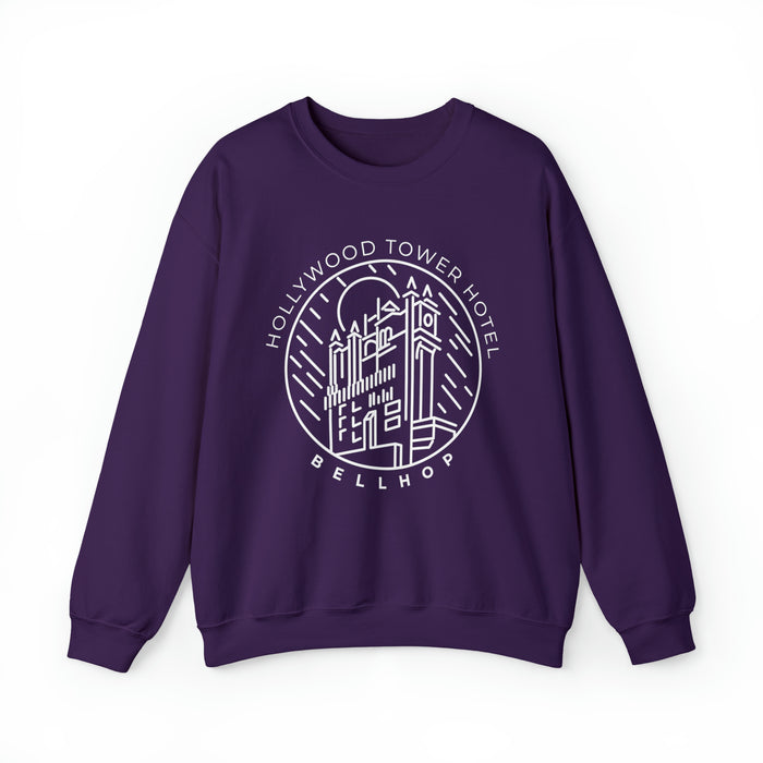 Hollywood Tower Hotel Bellhop Gildan Unisex Heavy Blend™ Crewneck Sweatshirt