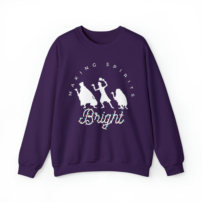 Making Spirits Bright Gildan Unisex Heavy Blend™ Crewneck Sweatshirt