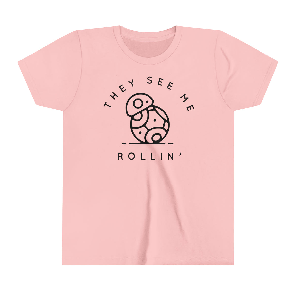 They See Me Rollin' Bella Canvas Youth Short Sleeve Tee
