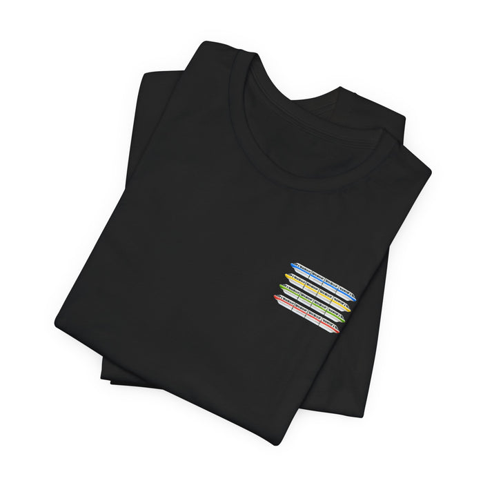 Monorails Bella Canvas Unisex Jersey Short Sleeve Tee