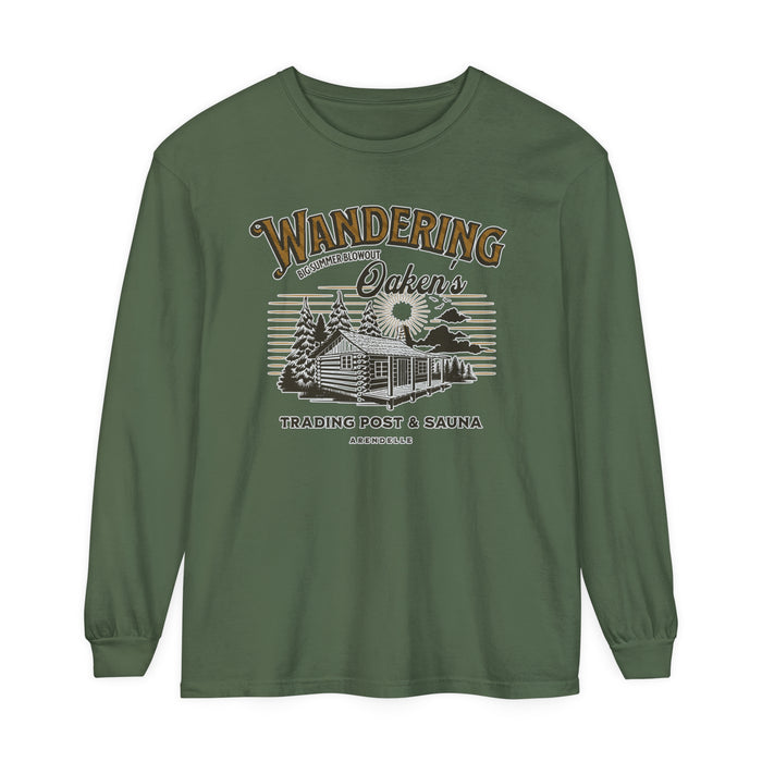 Wandering Oaken’s Trading Post Comfort Colors Unisex Garment-dyed Long Sleeve T-Shirt