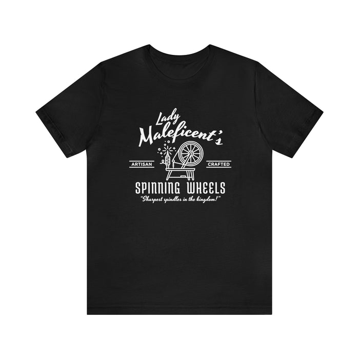 Maleficent’s Spinning Wheels Bella Canvas Unisex Jersey Short Sleeve Tee