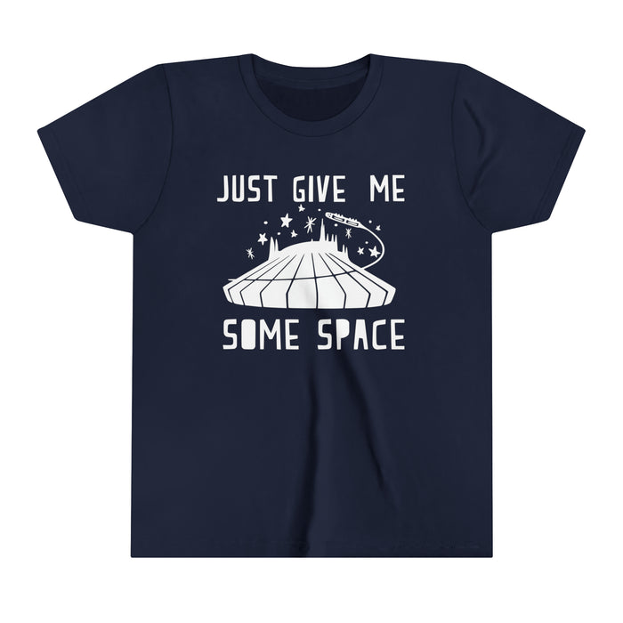 Just Give Me Some Space Bella Canvas Youth Short Sleeve Tee