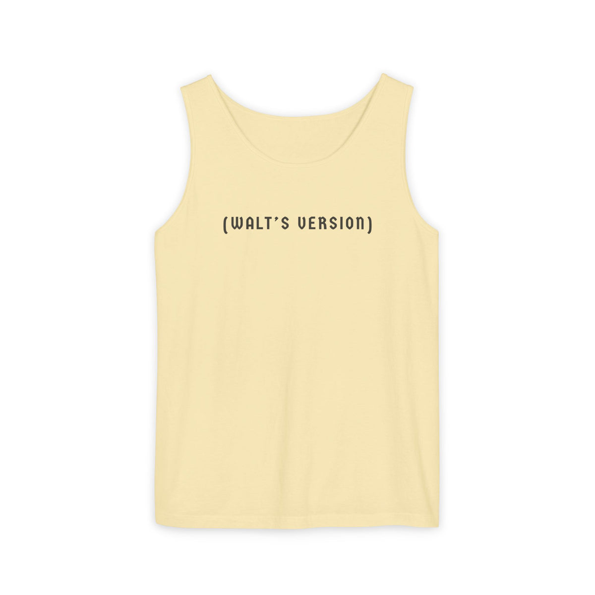 Walt's Version Unisex Comfort Colors Garment-Dyed Tank Top