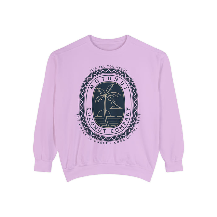 Motunui Coconut Company Comfort Colors Unisex Garment-Dyed Sweatshirt