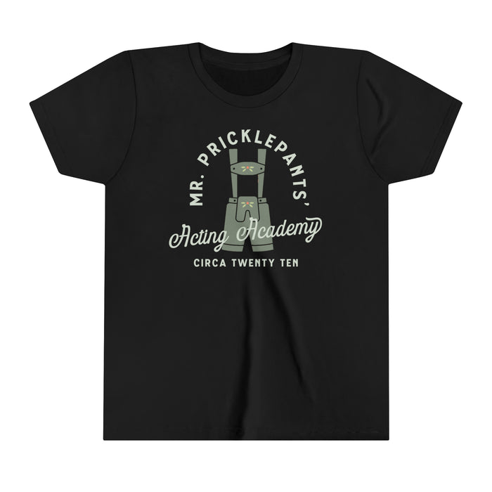 Mr. Pricklepants’ Acting Academy Bella Canvas Youth Short Sleeve Tee