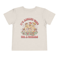 It's Always Time For A Churro Bella Canvas Toddler Short Sleeve Tee