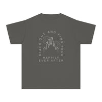 Reach Out And Find Your Happily Ever After Comfort Colors Youth Midweight Tee