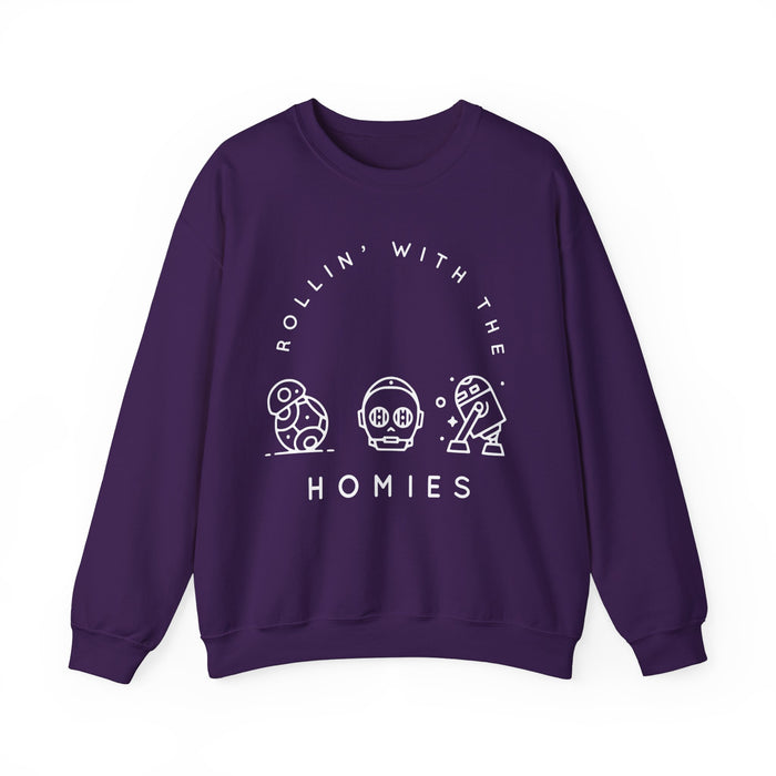 Rollin’ With The Homies Gildan Unisex Heavy Blend™ Crewneck Sweatshirt