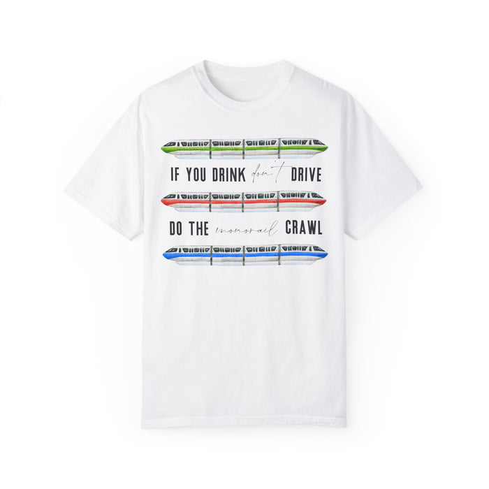 Monorail Crawl Comfort Colors Unisex Garment-Dyed T-shirt