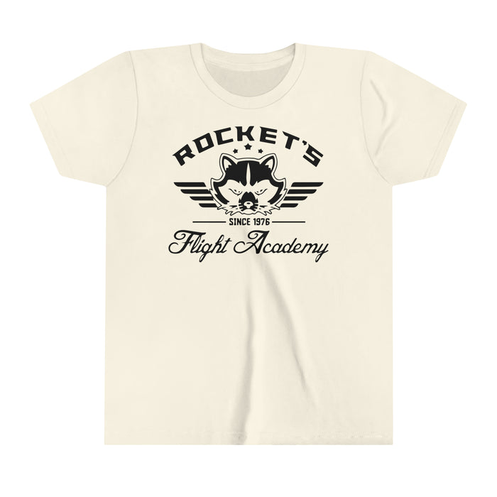 Rocket's Flight Academy Post Bella Canvas Youth Short Sleeve Tee