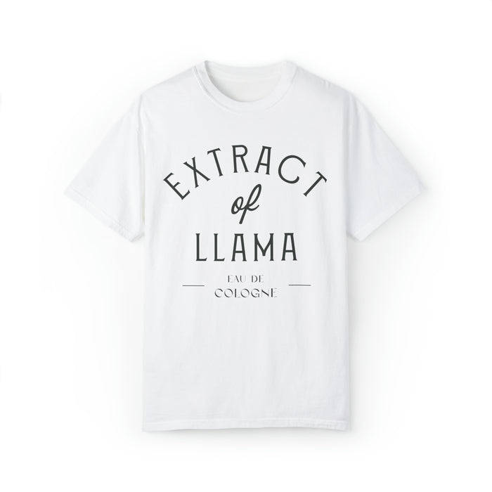 Extract of Llama Comfort Colors Unisex Garment-Dyed T-shirt