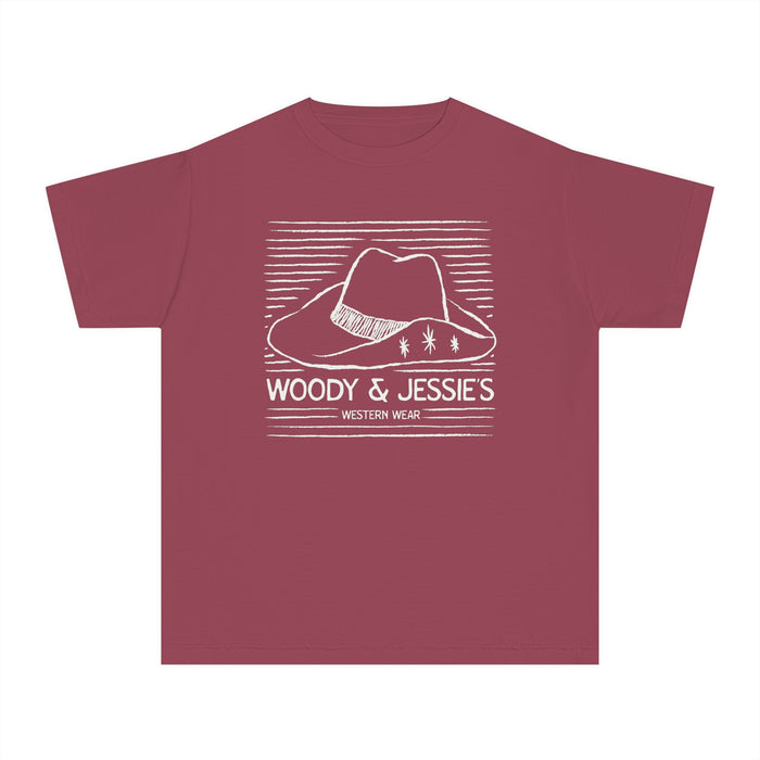 Woody & Jessie's Western Wear Comfort Colors Youth Midweight Tee