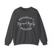 Mother of a Tiny & Mighty Fighter Unisex Heavy Blend™ Crewneck Sweatshirt