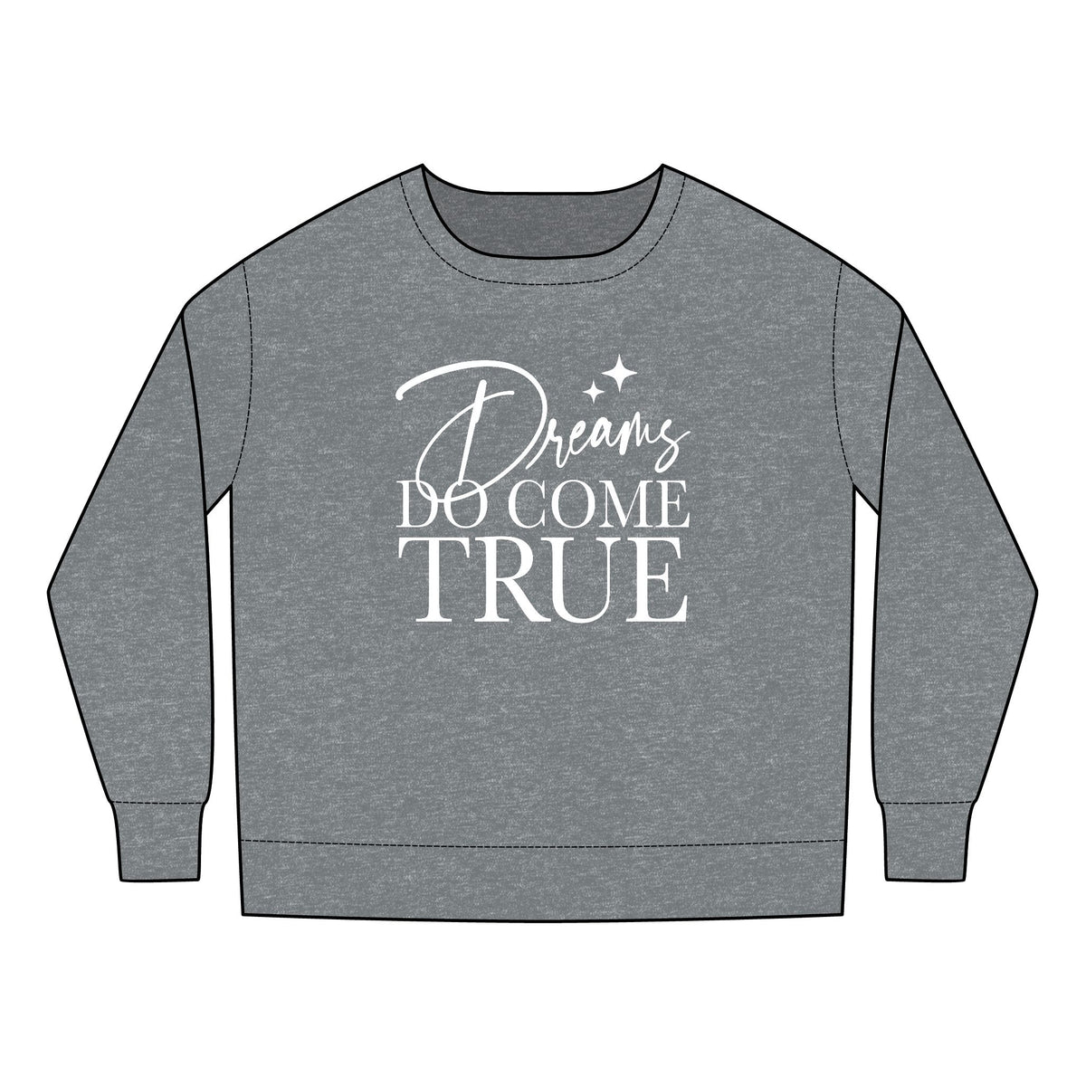 Dreams Do Come True Rabbit Skins Toddler Sweatshirt